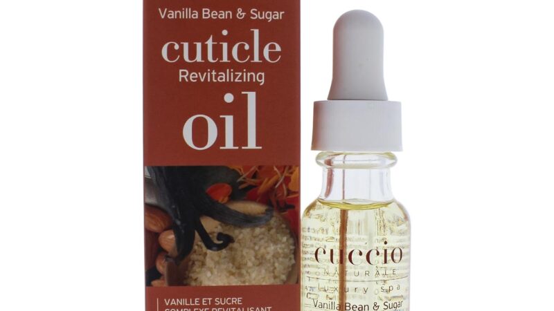 Cuccio Naturale Revitalizing Cuticle Oil – Hydrating Oil For Repaired Cuticles Overnight – Remedy For Damaged Skin And Thin Nails – Paraben And Cruelty-Free Formula – Vanilla Bean And Sugar – 0.5 Oz