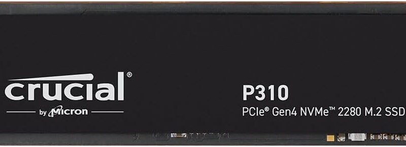 Crucial P310 1TB PCIe Gen4 NVMe M.2 SSD – Blazing Fast Storage Upgrade