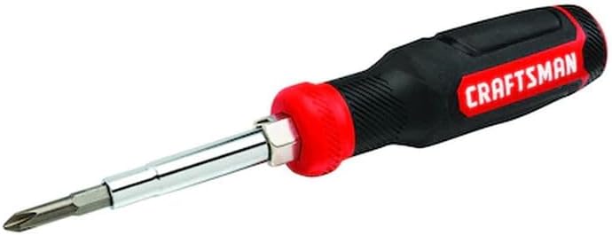 CRAFTSMAN CMHT68000 6-in-1 Multi-Bit Screwdriver, Store Extra Bits in Handle (CMHT68000)