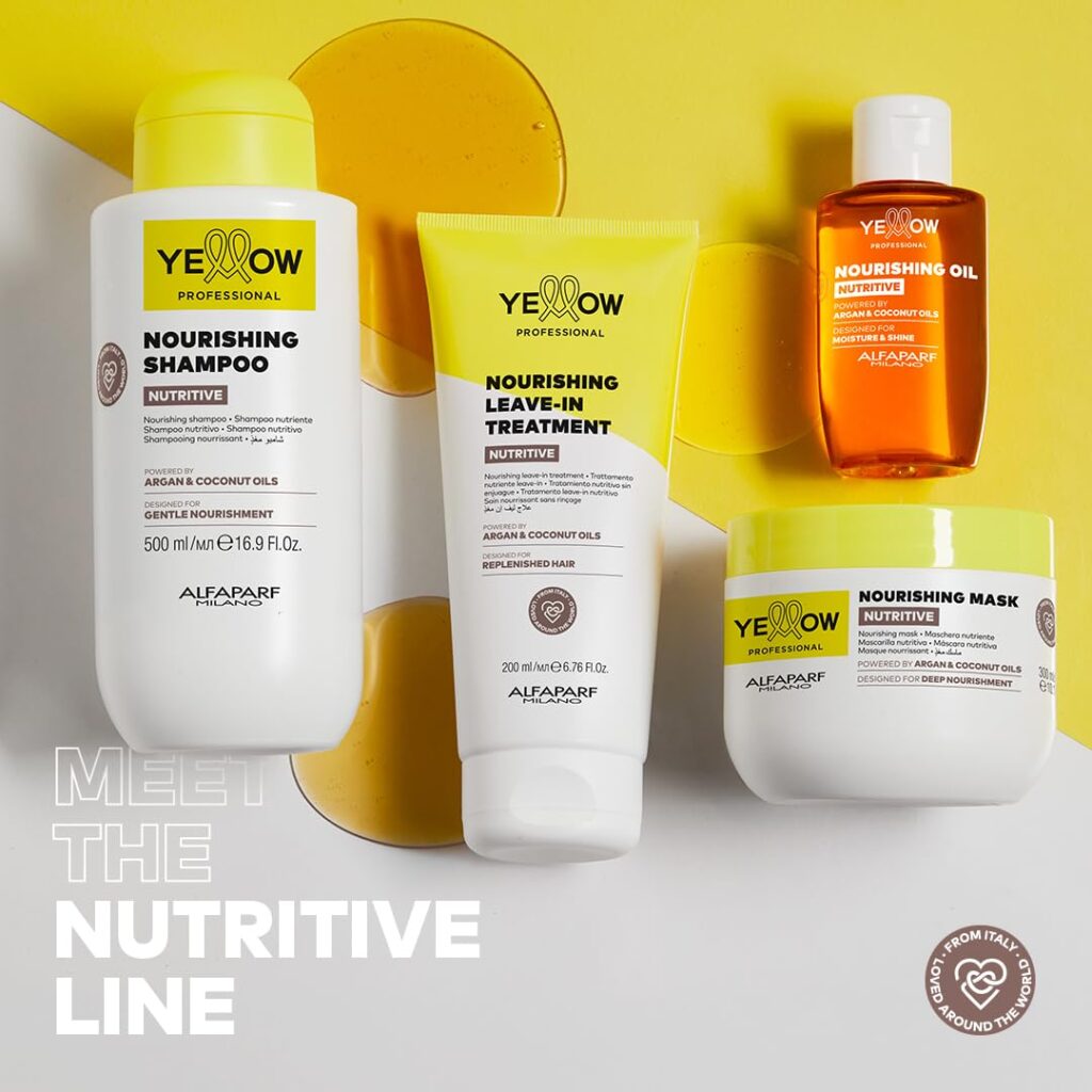 Alfaparf Milano Yellow Professional Moisturizing Shampoo for Dry Hair - Anti-Frizz Shampoo that Nourishes, Hydrates, and Replenishes Hair - Adds Shine - Vegan (16.9 fl oz / 500ml) Alfaparf Milano Yellow Professional Moisturizing Shampoo for Dry Hair - Anti-Frizz Shampoo that Nourishes, Hydrates, and Replenishes Hair - Adds Shine - Vegan (16.9 fl oz / 500ml)