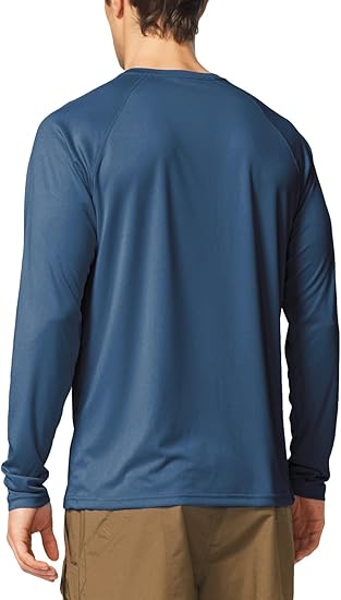 Baleaf Men's Sun Protection Shirts UV SPF UPF 50+ Long Sleeve Rash Guard Fishing Running Quick Dry Lightweight Baleaf Men's Sun Protection Shirts UV SPF UPF 50+ Long Sleeve Rash Guard Fishing Running Quick Dry Lightweight