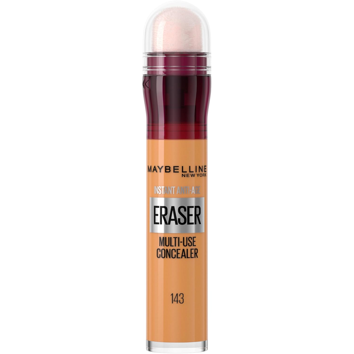 Maybelline Instant Age Rewind Instant Eraser Multi-Use Concealer, Crease-Resistant Coverage, Up to 12HR Moisturizing Wear, 143, 1 Count