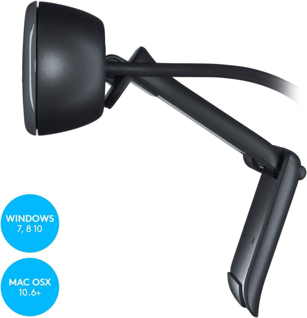 Logitech C270 HD Webcam, 720p, Widescreen HD Video Calling,Light Correction, Noise-Reducing Mic, For Skype, FaceTime, Hangouts, WebEx, PC/Mac/Laptop/Macbook/Tablet - Black Logitech C270 HD Webcam, 720p, Widescreen HD Video Calling,Light Correction, Noise-Reducing Mic, For Skype, FaceTime, Hangouts, WebEx, PC/Mac/Laptop/Macbook/Tablet - Black