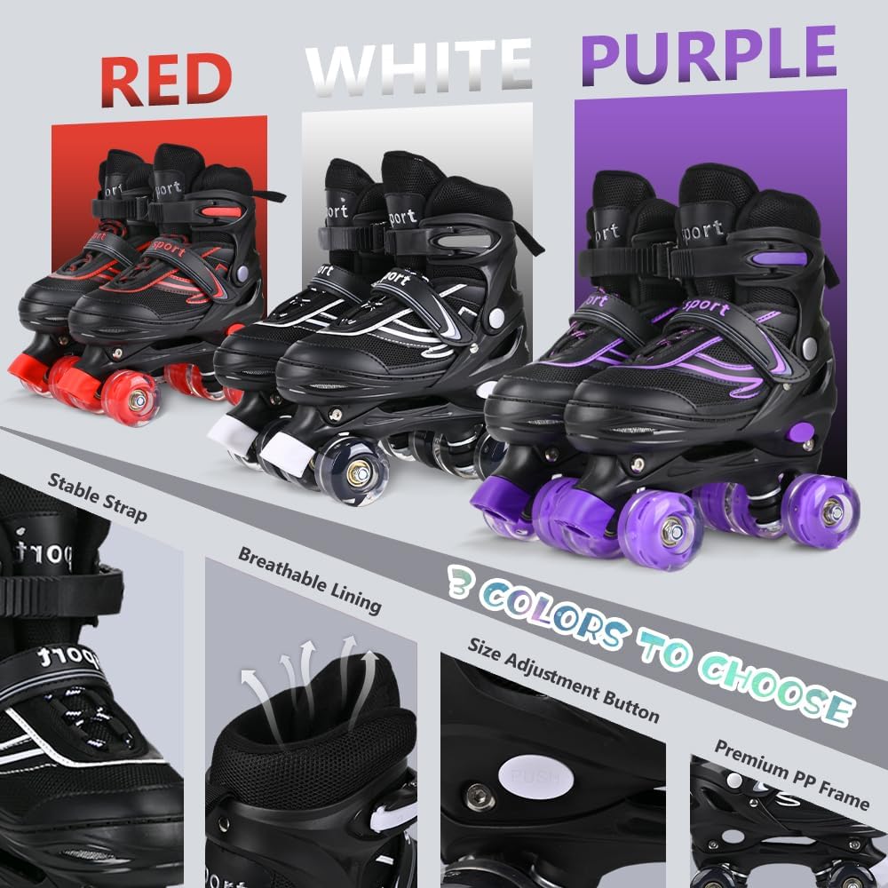 Here’s a well-structured product description for Roller Skates for Little Kids with the features you mentioned:
