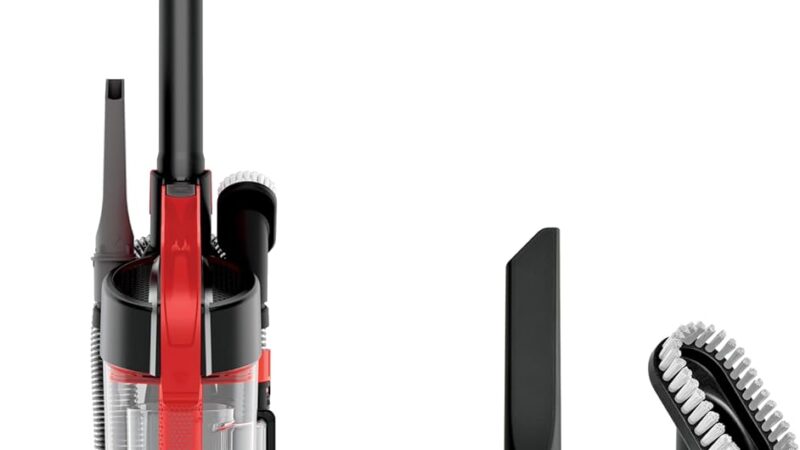 The Bissell CleanView Compact Upright Vacuum (Model 3508) is a great choice for small spaces like dorm rooms and apartments. Here’s a quick overview of its key features: