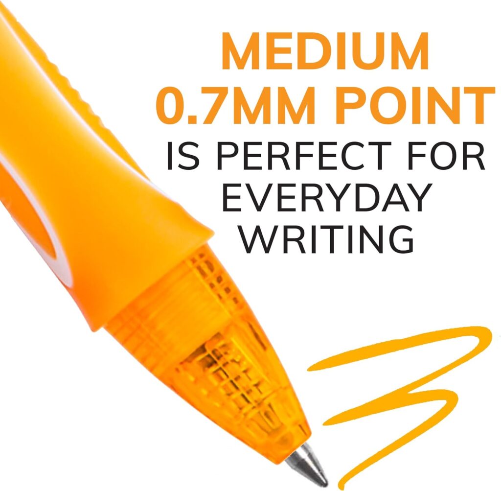 BIC Gelocity Quick Dry Gel Pens – Medium Point (0.7mm), 12-Count Assorted Colors BIC Gelocity Quick Dry Gel Pens – Medium Point (0.7mm), 12-Count Assorted Colors