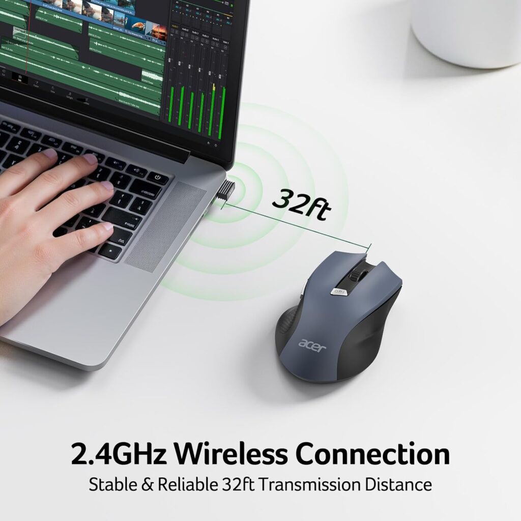 Here’s a detailed breakdown of the Acer Wireless Mouse for laptops and desktops: Here’s a detailed breakdown of the Acer Wireless Mouse for laptops and desktops: