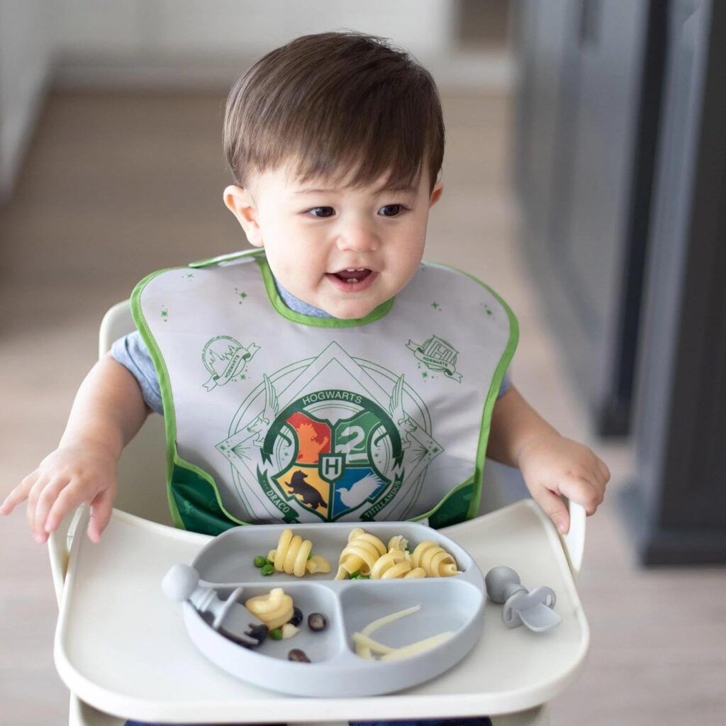 Bumkins Bibs for Girl or Boy, SuperBib Baby and Toddler for 6-24 Months, Essential Must Have for Eating, Feeding, Baby Led Weaning, Mess Saving Waterproof Soft Fabric, 3-pk Harry Potter Slytherin Bumkins Bibs for Girl or Boy, SuperBib Baby and Toddler for 6-24 Months, Essential Must Have for Eating, Feeding, Baby Led Weaning, Mess Saving Waterproof Soft Fabric, 3-pk Harry Potter Slytherin