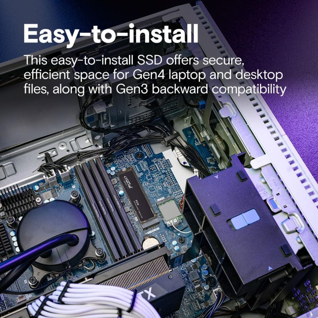 Crucial P310 1TB PCIe Gen4 NVMe M.2 SSD – Blazing Fast Storage Upgrade