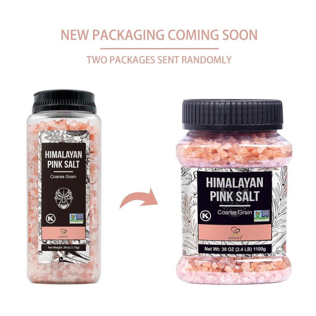 The Soeos Himalayan Pink Salt, Coarse Grain (39oz / 2.4lb) is a popular choice for gourmet cooking, seasoning, and grinder refills. Here’s a detailed breakdown: The Soeos Himalayan Pink Salt, Coarse Grain (39oz / 2.4lb) is a popular choice for gourmet cooking, seasoning, and grinder refills. Here’s a detailed breakdown: