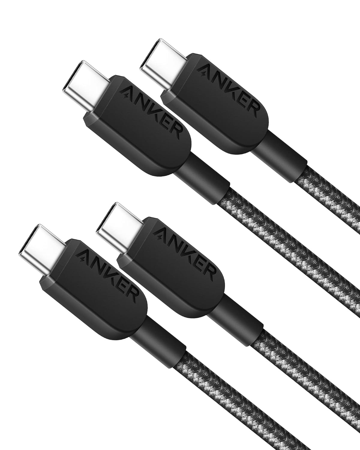 Anker USB C to USB C Cable,Type-C Fast Charging Cord (3FT,2Pack) for iPhone 16/15 Series,iPad Air 4,MacBook Pro 2022 and More (Black) Anker USB C to USB C Cable,Type-C Fast Charging Cord (3FT,2Pack) for iPhone 16/15 Series,iPad Air 4,MacBook Pro 2022 and More (Black)
