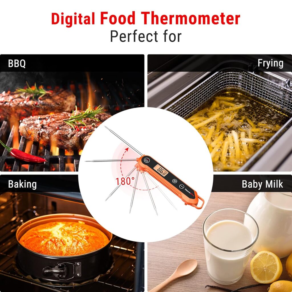 The ThermoPro TP03H Digital Instant-Read Meat Thermometer is a popular, budget-friendly kitchen tool designed for quick and accurate temperature readings. Here’s a detailed breakdown: