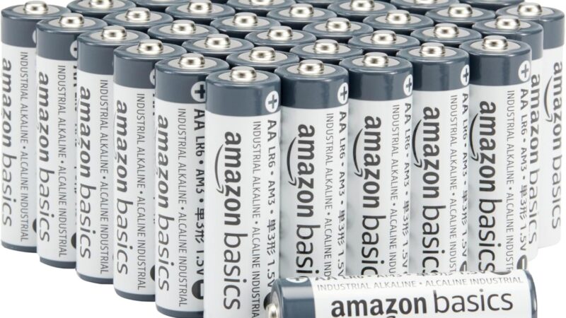 Here’s a detailed breakdown of the Amazon Basics 40-Pack AA Alkaline Industrial Batteries—a cost-effective, bulk power solution for everyday devices: