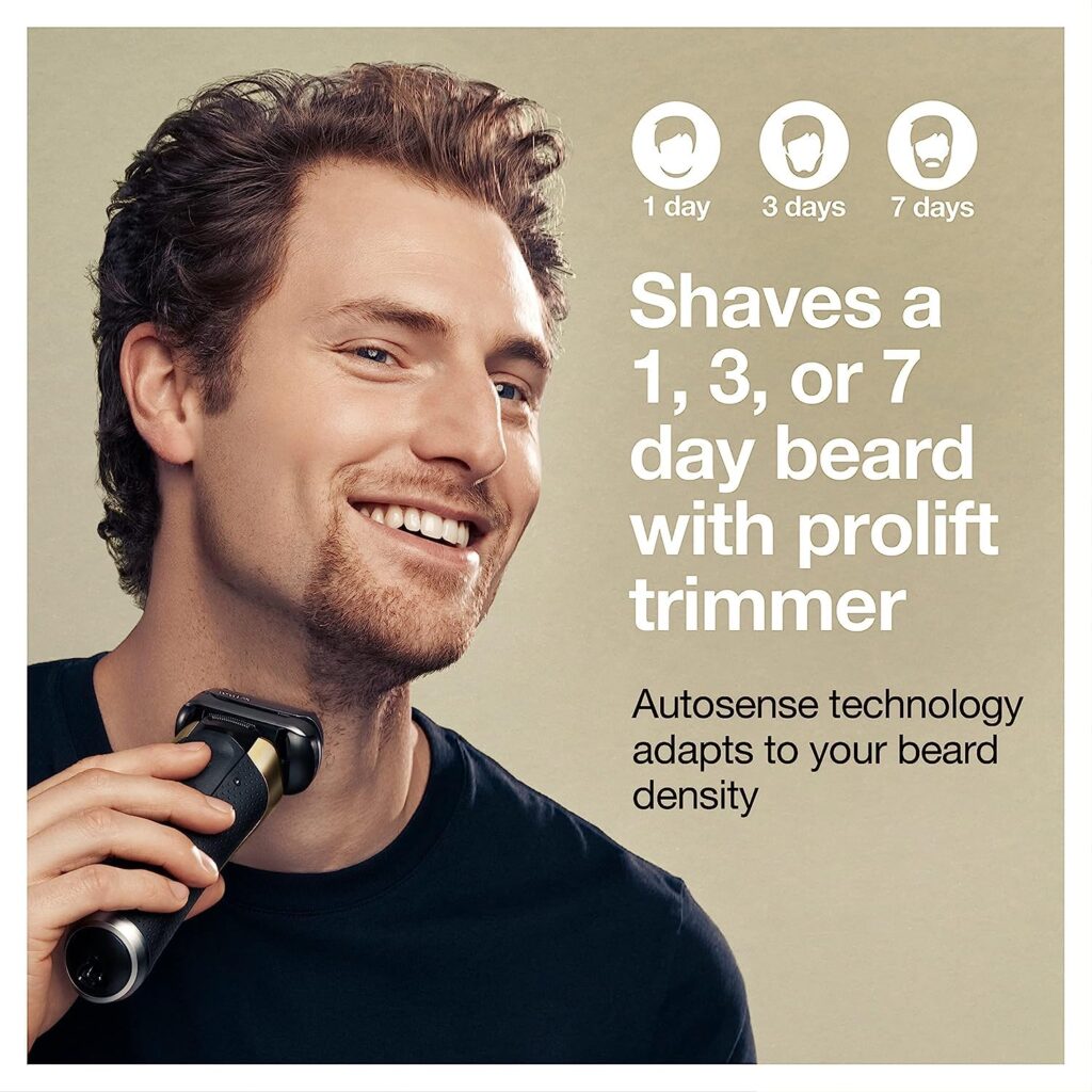 Braun Series 9 Pro 9419s Electric Shaver for Men, Wet & Dry Shave, Shaving Kit with 4+1 Head with ProLift Trimmer Braun Series 9 Pro 9419s Electric Shaver for Men, Wet & Dry Shave, Shaving Kit with 4+1 Head with ProLift Trimmer