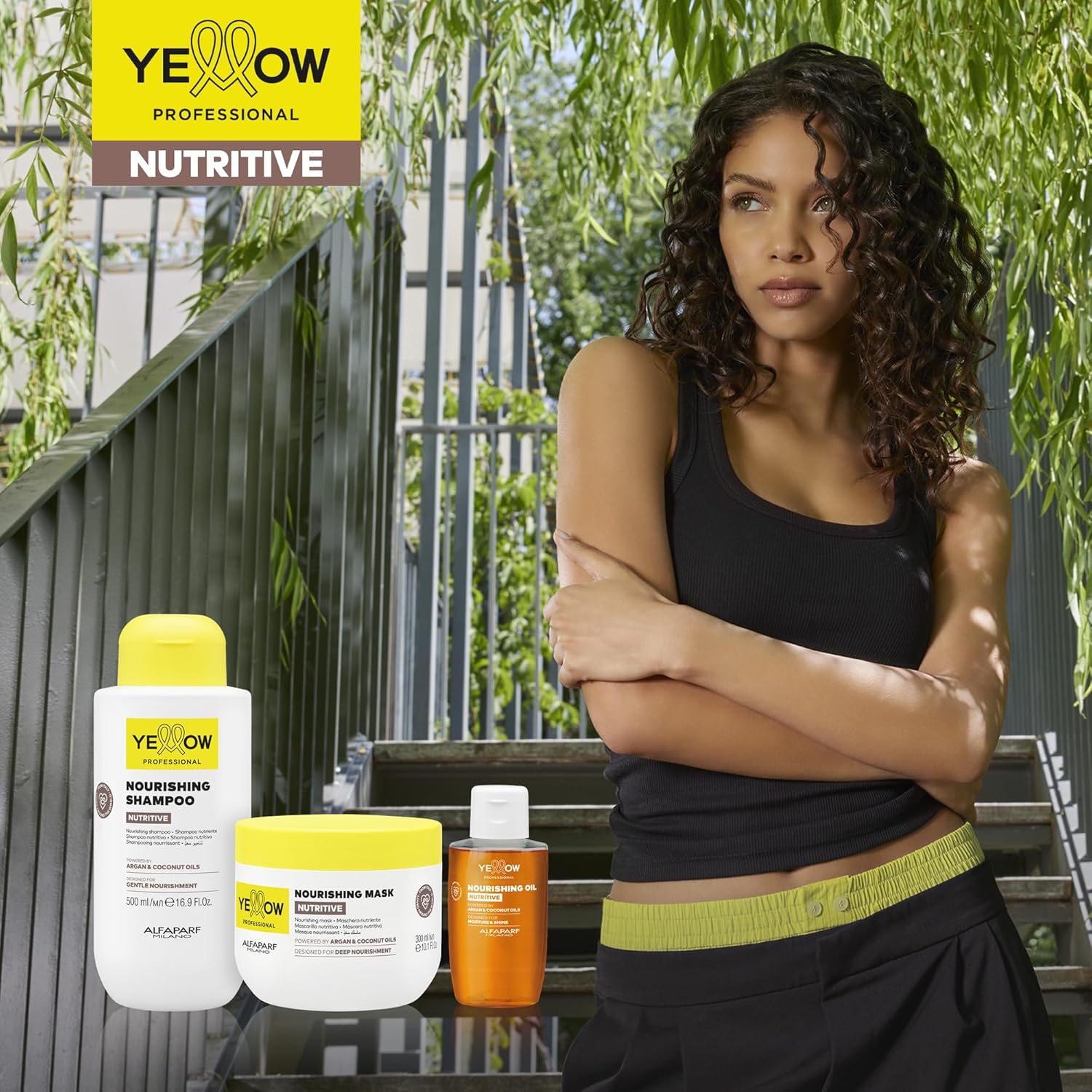 Alfaparf Milano Yellow Professional Moisturizing Shampoo for Dry Hair - Anti-Frizz Shampoo that Nourishes, Hydrates, and Replenishes Hair - Adds Shine - Vegan (16.9 fl oz / 500ml) Alfaparf Milano Yellow Professional Moisturizing Shampoo for Dry Hair – Anti-Frizz Shampoo that Nourishes, Hydrates, and Replenishes Hair – Adds Shine – Vegan (16.9 fl oz / 500ml)
