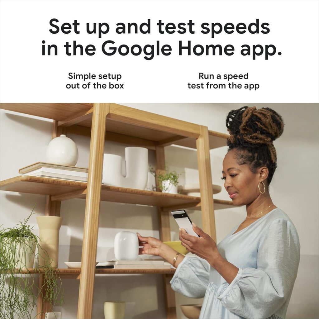 Google Nest WiFi Pro (6E) - Reliable Home Wi-Fi System with Fast Speed and Whole Home Coverage - Mesh Router - 3 Pack - Snow Google Nest WiFi Pro (6E) - Reliable Home Wi-Fi System with Fast Speed and Whole Home Coverage - Mesh Router - 3 Pack - Snow