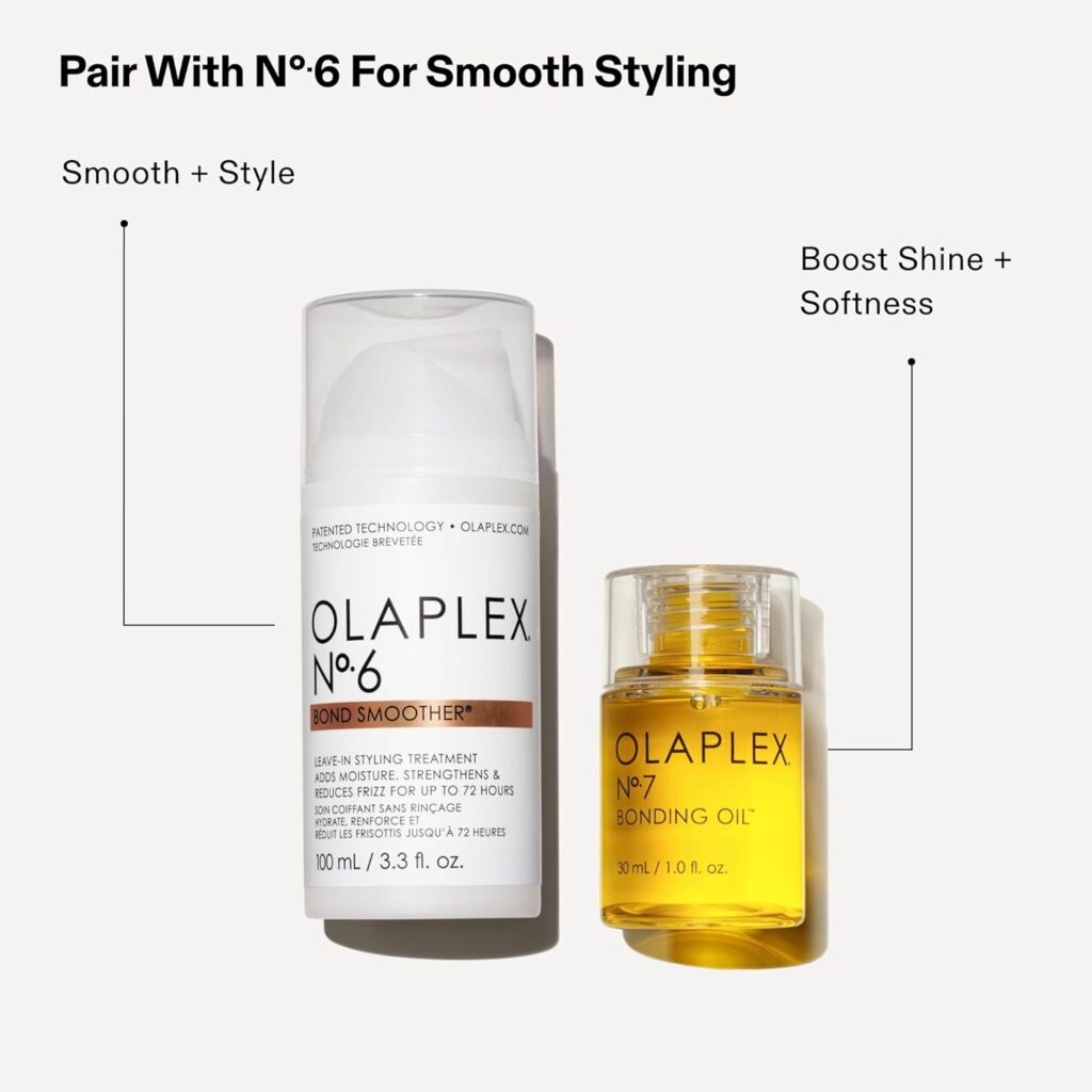 Olaplex No. 7 Bonding Oil, Concentrated High Shine Oil, Heat Protectant, Visibly Smooths & Softens Hair, Added Color Vibrancy, Up to 72 Hour Frizz Control, For All Hair Types, 1 fl oz Olaplex No. 7 Bonding Oil, Concentrated High Shine Oil, Heat Protectant, Visibly Smooths & Softens Hair, Added Color Vibrancy, Up to 72 Hour Frizz Control, For All Hair Types, 1 fl oz