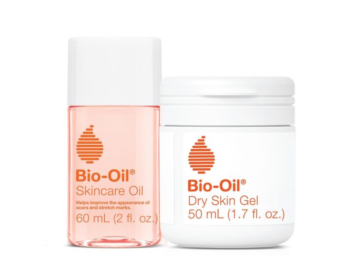 Bio-Oil Travel Skincare Bundle for Scars, Stretch Marks, and Dry Skin, Includes Skin Care Oil (2 oz) and Dry Skin Gel (1.7 oz)