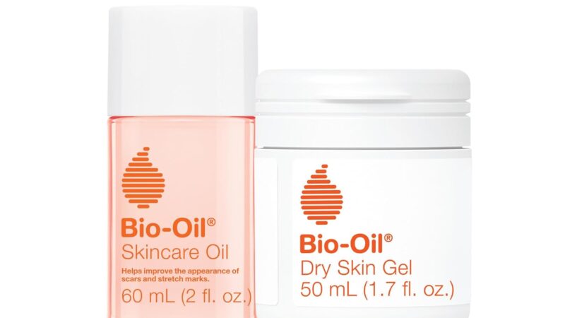 Bio-Oil Travel Skincare Bundle for Scars, Stretch Marks, and Dry Skin, Includes Skin Care Oil (2 oz) and Dry Skin Gel (1.7 oz)
