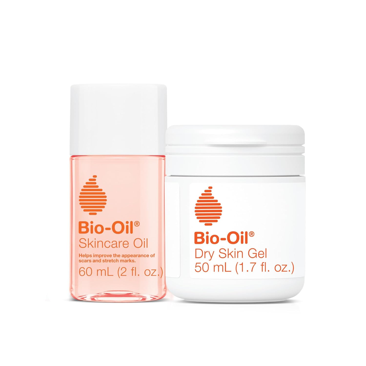 Bio-Oil Travel Skincare Bundle for Scars, Stretch Marks, and Dry Skin, Includes Skin Care Oil (2 oz) and Dry Skin Gel (1.7 oz) Bio-Oil Travel Skincare Bundle for Scars, Stretch Marks, and Dry Skin, Includes Skin Care Oil (2 oz) and Dry Skin Gel (1.7 oz)