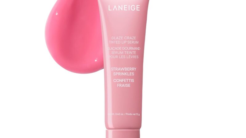 LANEIGE Glaze Craze Tinted Lip Serum: Hydrating Lip Serum for Glossy, Nourished Lips with Plumping Polypeptides