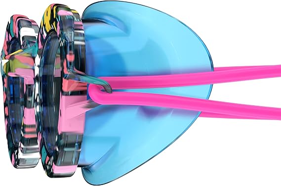 The Speedo Kids' Swim Goggles Sunny G are designed for young swimmers ages 3-8, offering comfort, UV protection, and a secure fit for pool or beach fun.
