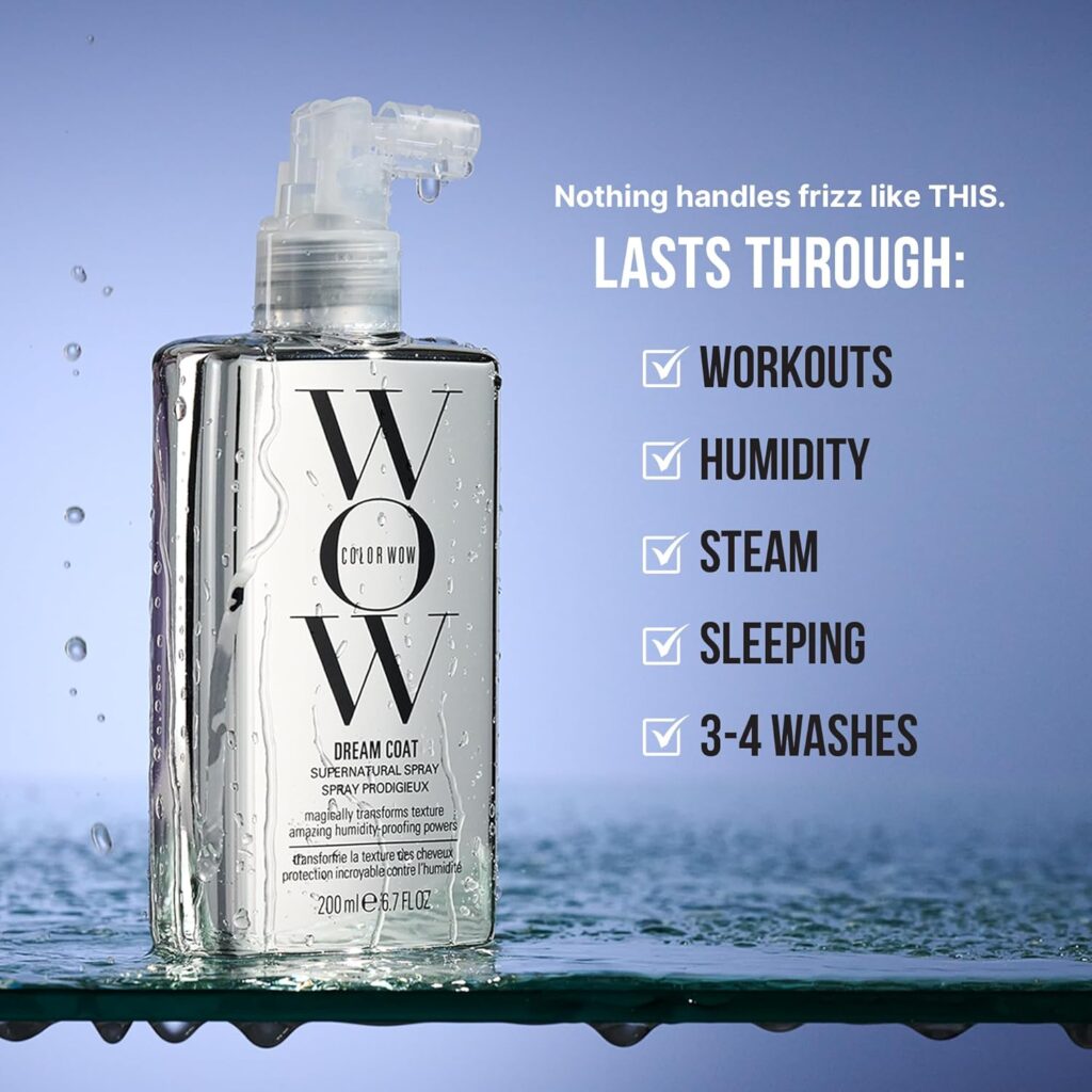 COLOR WOW Dream Coat Supernatural Spray – Keep Your Hair Frizz-Free and Shiny No Matter the Weather with Award-Winning Anti-Humidity Treatment COLOR WOW Dream Coat Supernatural Spray – Keep Your Hair Frizz-Free and Shiny No Matter the Weather with Award-Winning Anti-Humidity Treatment