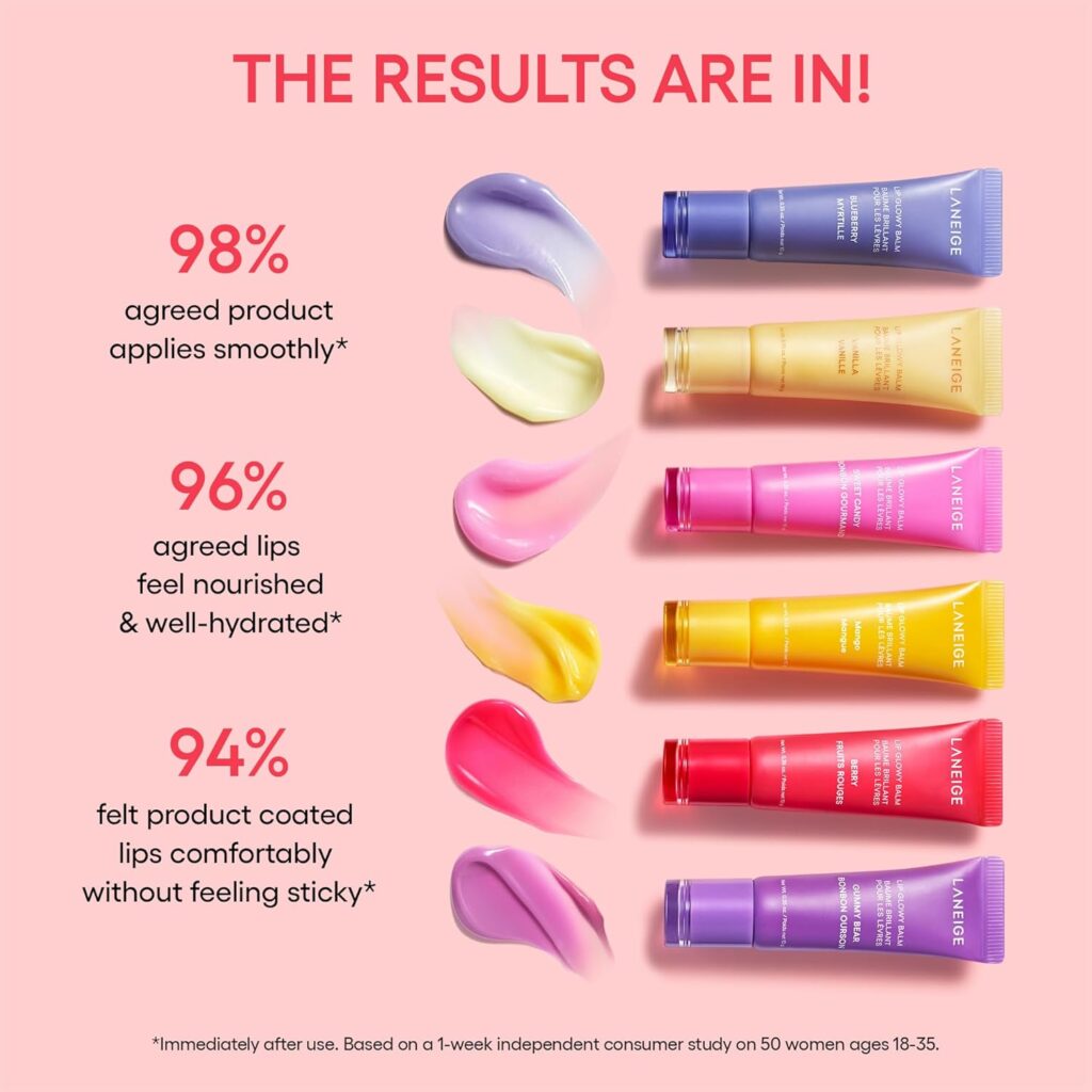 LANEIGE Lip Glowy Balm: Sheer Tinted Lip Moisturizer with Shea Butter, for Hydrating Shine & Soft Lips