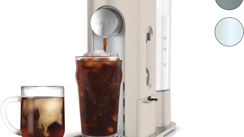 The Ninja Pods & Grounds Single-Serve Coffee Maker (Model: PB041ST) is a versatile and compact coffee machine that brews both K-Cup pods and ground coffee. It’s perfect for those who want flexibility in their morning brew.