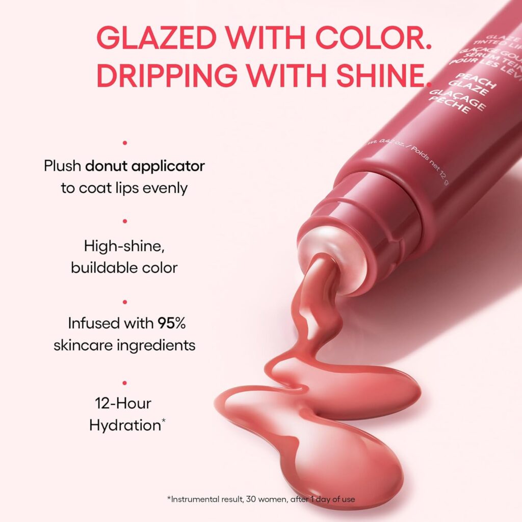 LANEIGE Glaze Craze Tinted Lip Serum: Hydrating Lip Serum for Glossy, Nourished Lips with Plumping Polypeptides