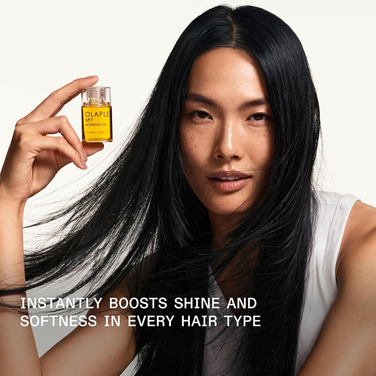 Olaplex No. 7 Bonding Oil, Concentrated High Shine Oil, Heat Protectant, Visibly Smooths & Softens Hair, Added Color Vibrancy, Up to 72 Hour Frizz Control, For All Hair Types, 1 fl oz Olaplex No. 7 Bonding Oil, Concentrated High Shine Oil, Heat Protectant, Visibly Smooths & Softens Hair, Added Color Vibrancy, Up to 72 Hour Frizz Control, For All Hair Types, 1 fl oz