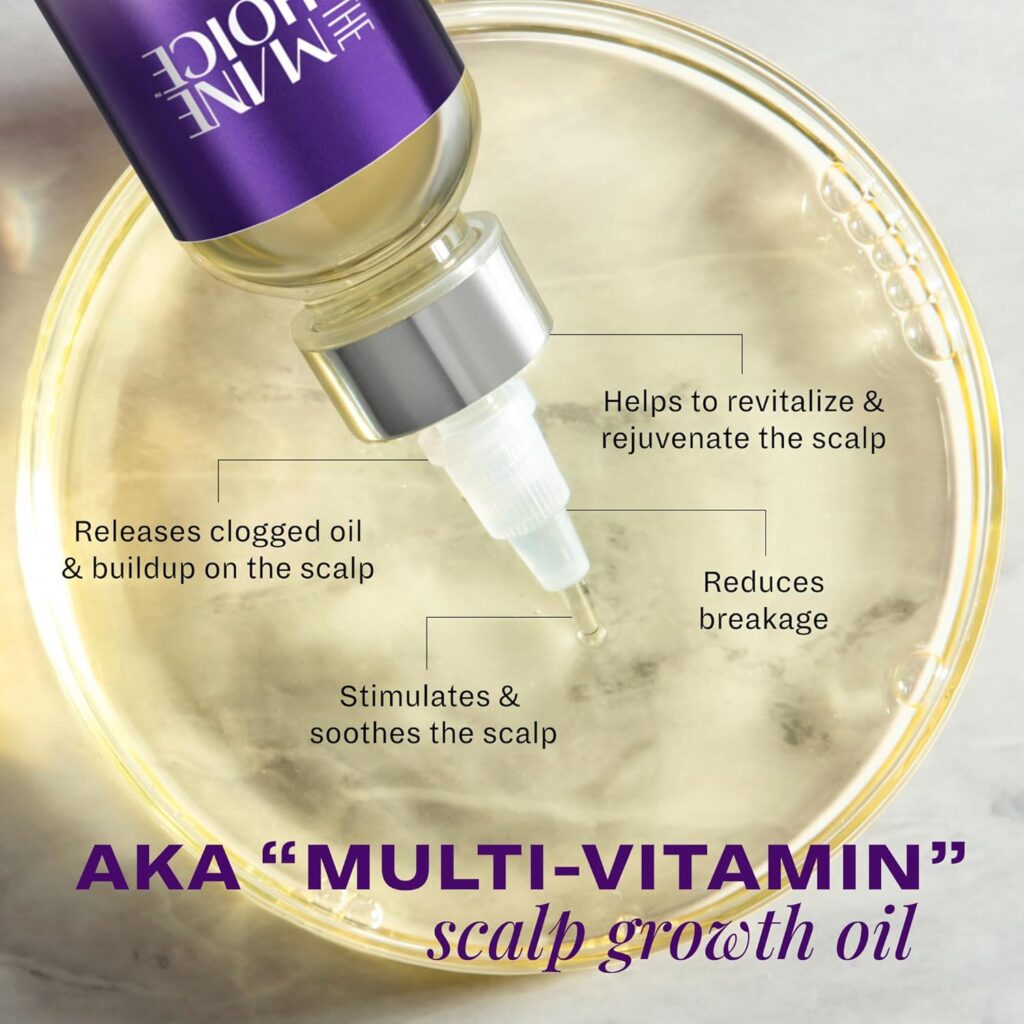 The Mane Choice Alpha Multi-Vitamin Scalp Nourishing Hair Growth Oil, Helps Stimulate, Revitalize & Soothe, Scalp Oil with Biotin, & Vitamin C, 4 oz, Pack of 2 The Mane Choice Alpha Multi-Vitamin Scalp Nourishing Hair Growth Oil, Helps Stimulate, Revitalize & Soothe, Scalp Oil with Biotin, & Vitamin C, 4 oz, Pack of 2
